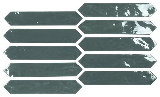 carmen ceramic art on victorian green gloss płytka ścienna 4.3x24.3 - zdjęcie główne