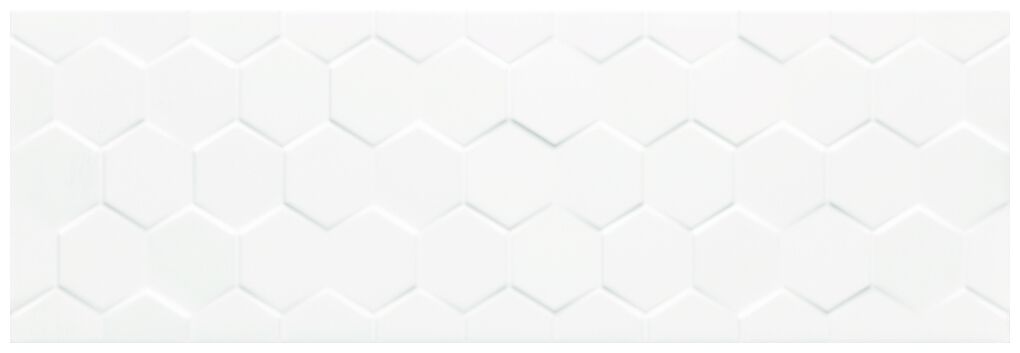 ceramika color charisma white hexagon glossy płytka ścienna 25x75 g1 - zdjęcie główne