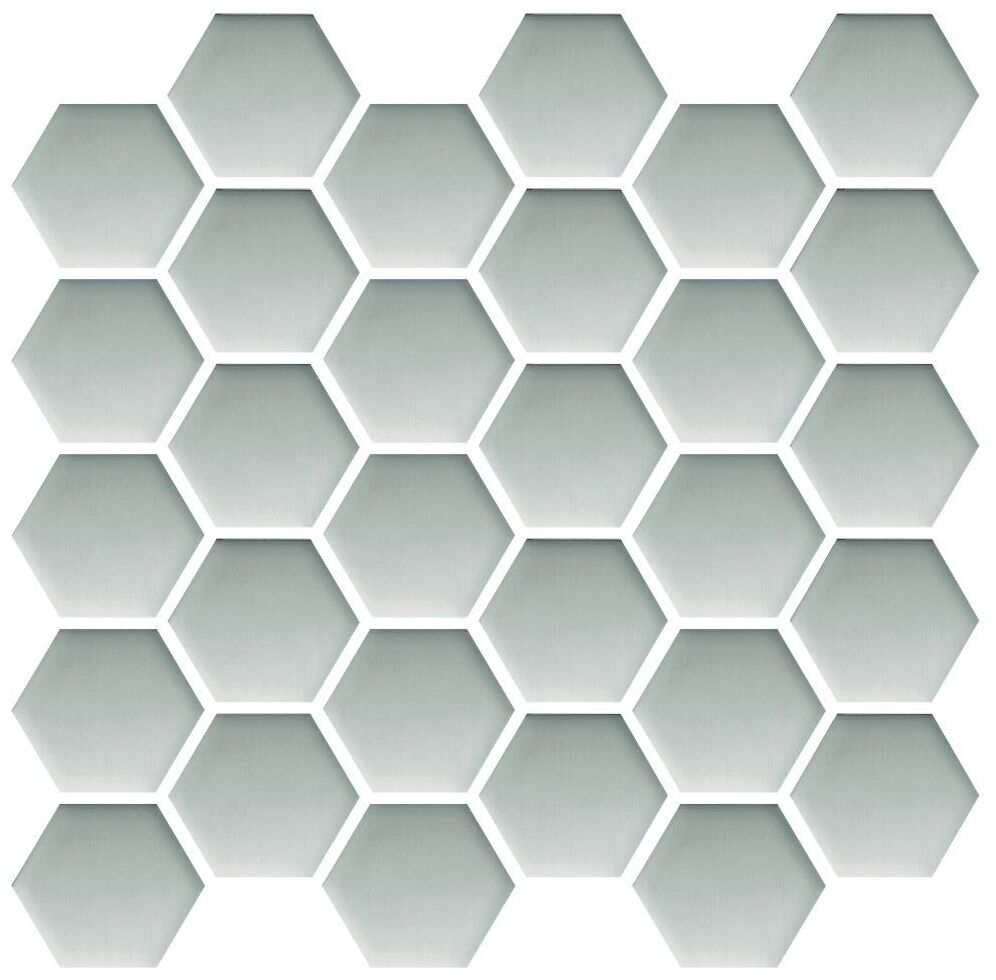 ceramika color platinum glass hexagon mozaika 25x25.8 - zdjęcie główne