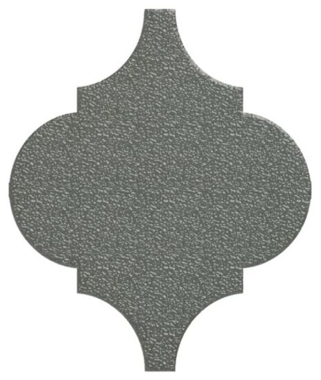 Mała płytka Arabeska Khaki dekor 12,2x14,5 o fakturze ziarna i stonowanym kolorze khaki