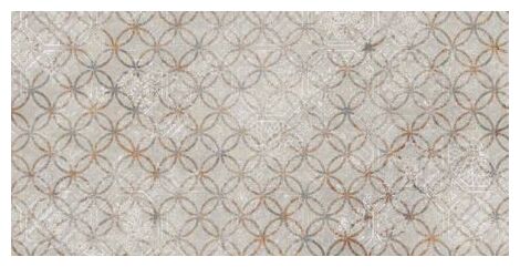Matowa płytka CCR68-1 Damasco Grey 30x60 z szarym tłem i geometryczno-roślinnym wzorem
