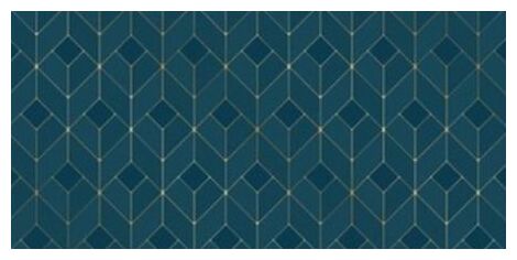 Prostokątna płytka Blue mat dekor 30x60 z matową powierzchnią i geometrycznym wzorem w jasnym odcieniu