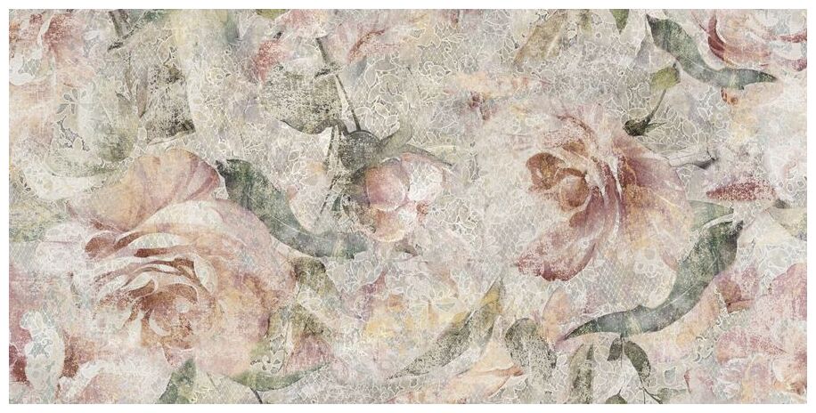 ceramika końskie ccr114-1 scarlet flowers dekor 30x60 - zdjęcie główne