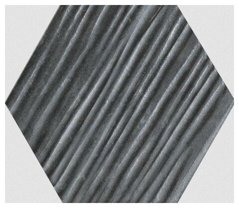 ceramika końskie hexagon graphite relief a7 dekor 13x15 