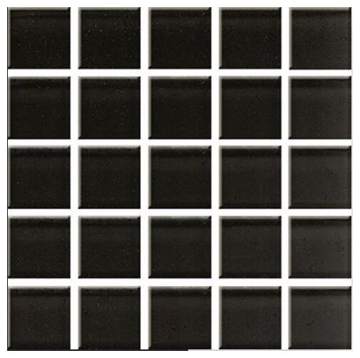 ceramika końskie black glass mozaika 25x25 - zdjęcie główne