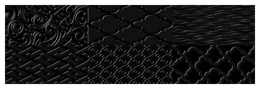 ceramika końskie black dekor 20x60 - zdjęcie główne