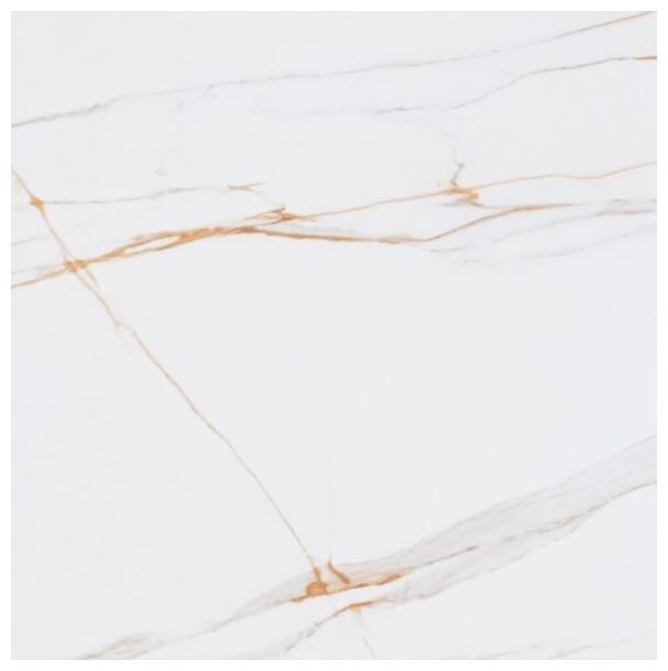 Biały gres marmuropodobny Coriento/Sidamo Gold z delikatnym złotym i szarym żyłkowaniem