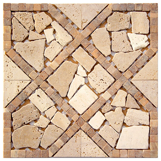 Ethno mozaika Kamienna 30,5x30,5 Mk-20 z nieregularnymi kształtami imitującymi kamień
