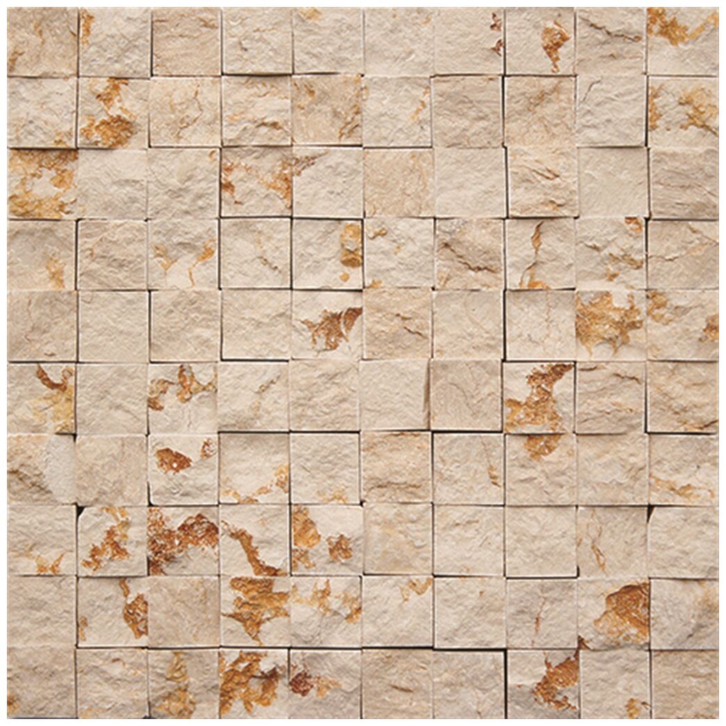 Matowa mozaika Nevada Kamienna 30x30 Mk-27 o nieregularnej kamieniopodobnej fakturze w odcieniach beżu