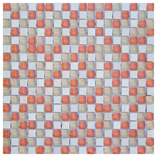 ceramstic orange mix mozaika szklano-kamienna 30x30 (msk-10) 