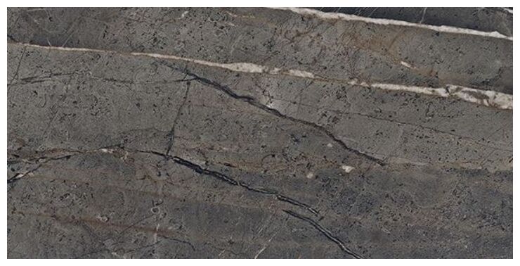 Cercom Amaranto Black gres Natura rektyfikowany 60x120 - gres imitujący kamień antypoślizgowy do salonu