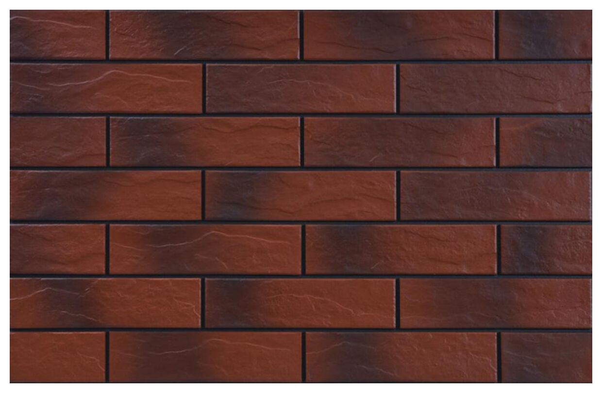 cerrad rot rustiko cieniowana elewacja mat 6.5x24.5 - zdjęcie główne