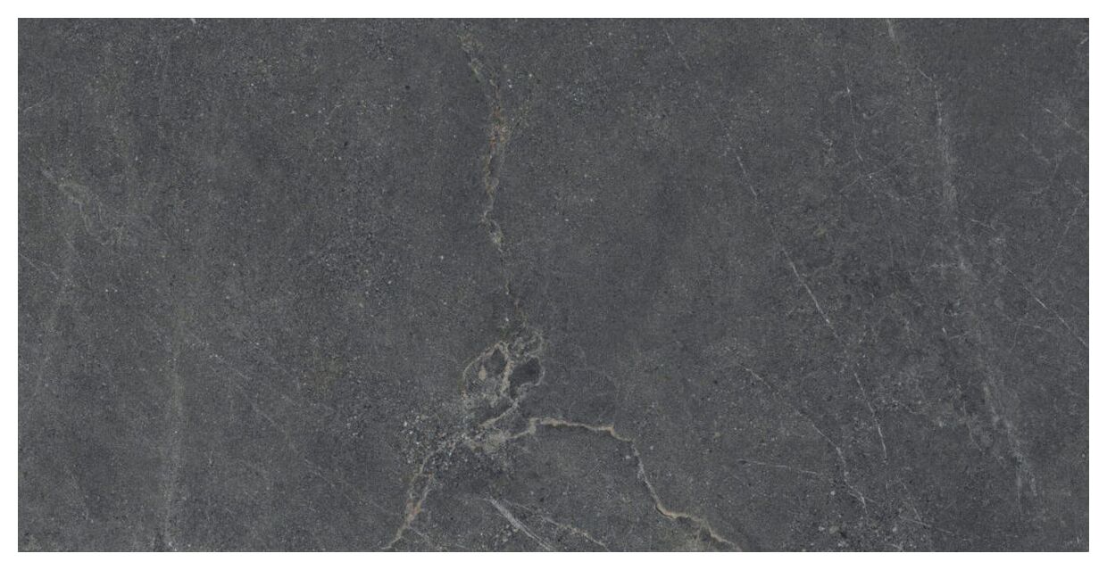 Grafitowy gres Distinct Graphite Silky Cristal z efektem kamienia i subtelnymi liniami
