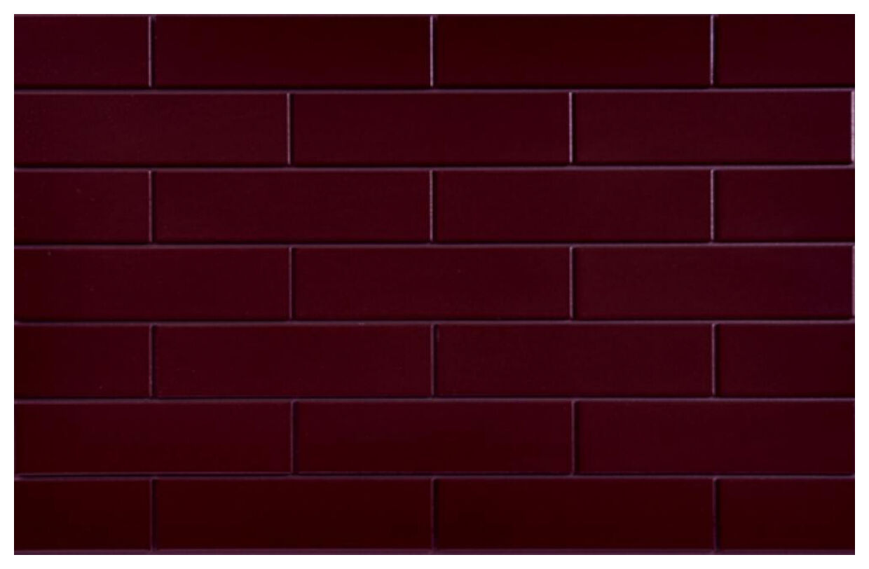 cerrad wiśniowa gładka elewacja szkliwiona 6.5x24.5 - zdjęcie główne