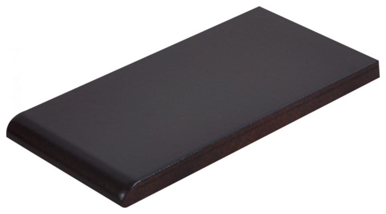 cerrad nero gładki parapet szkliwiony 13.5x24.5 - zdjęcie główne