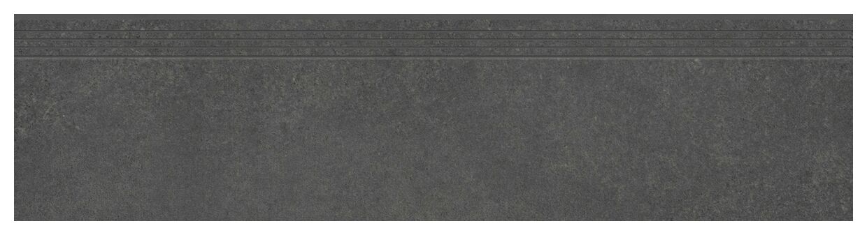 cerrad concrete anthracite stopnica rektyfikowana 29.7x119.7 - zdjęcie główne