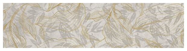 cerrad softcement white flower dekor rektyfikowany 29.7x119.7 - zdjęcie główne
