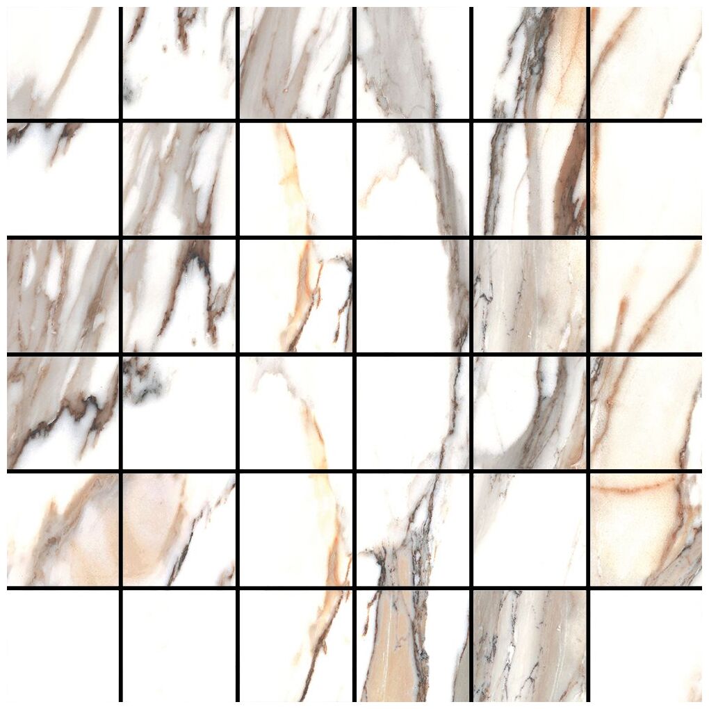 cerrad calacatta gold mozaika poler 29.7x29.7 - zdjęcie główne