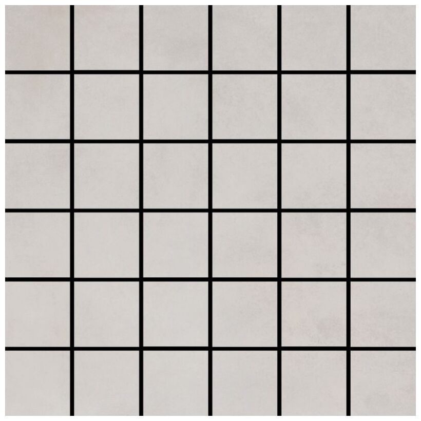 Mozaika Batista Desert lappato o betonowym wyglądzie z subtelnym blaskiem i szarą tonacją