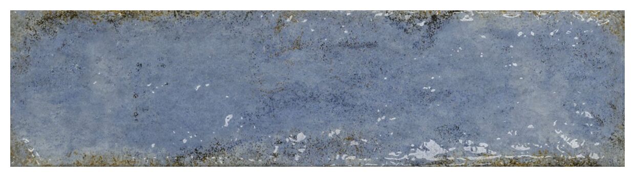 Niebieska płytka klinkierowa Palette Light Blue o strukturze cegiełki z delikatnymi przejściami