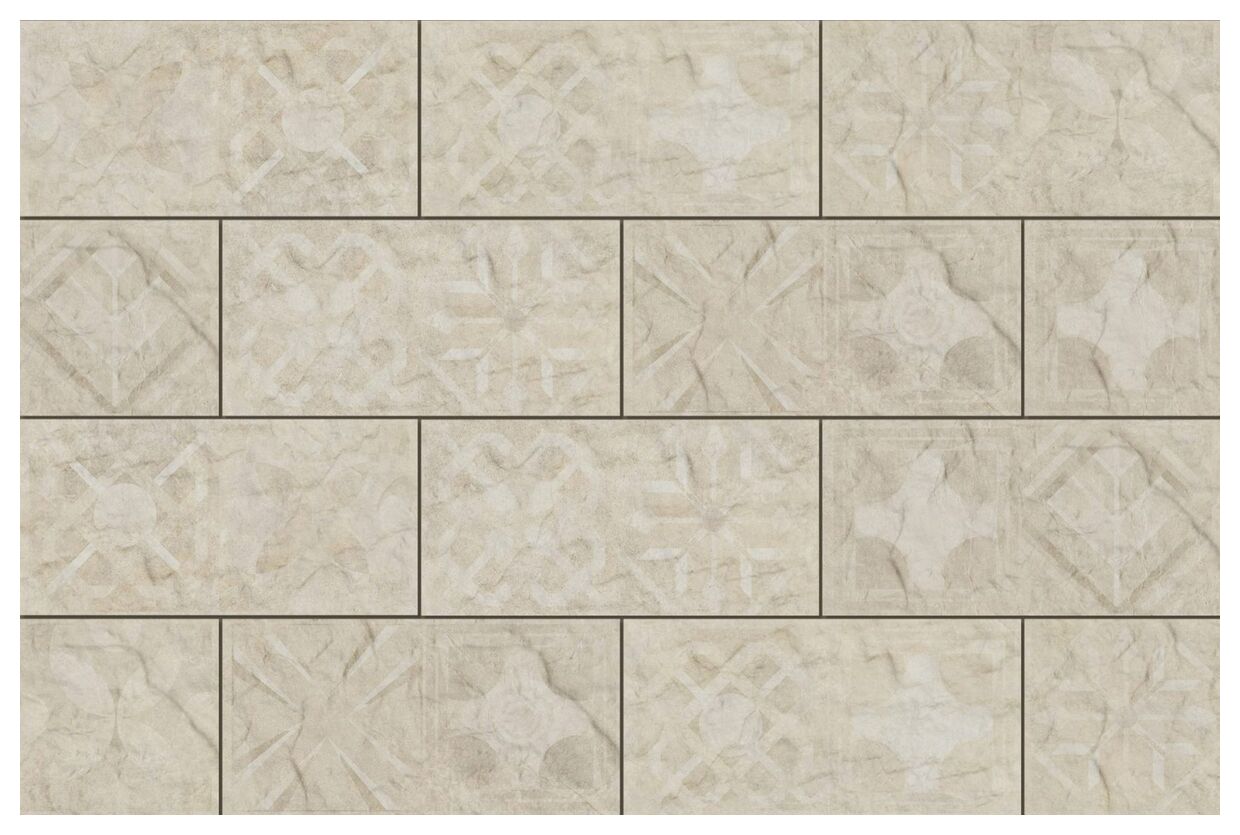 cerrad torstone bianco dekor 14.8x30 - zdjęcie główne