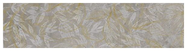 cerrad softcement silver flower dekor rektyfikowany 29.7x119.7 - zdjęcie główne