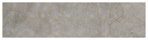 cerrad softcement silver geo dekor rektyfikowany 29.7x119.7 - zdjęcie główne