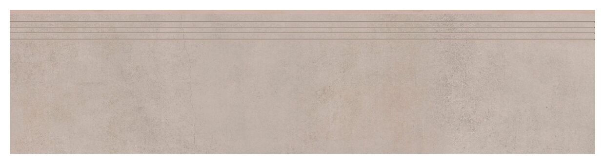 cerrad concrete beige stopnica rektyfikowana 29.7x119.7 - zdjęcie główne