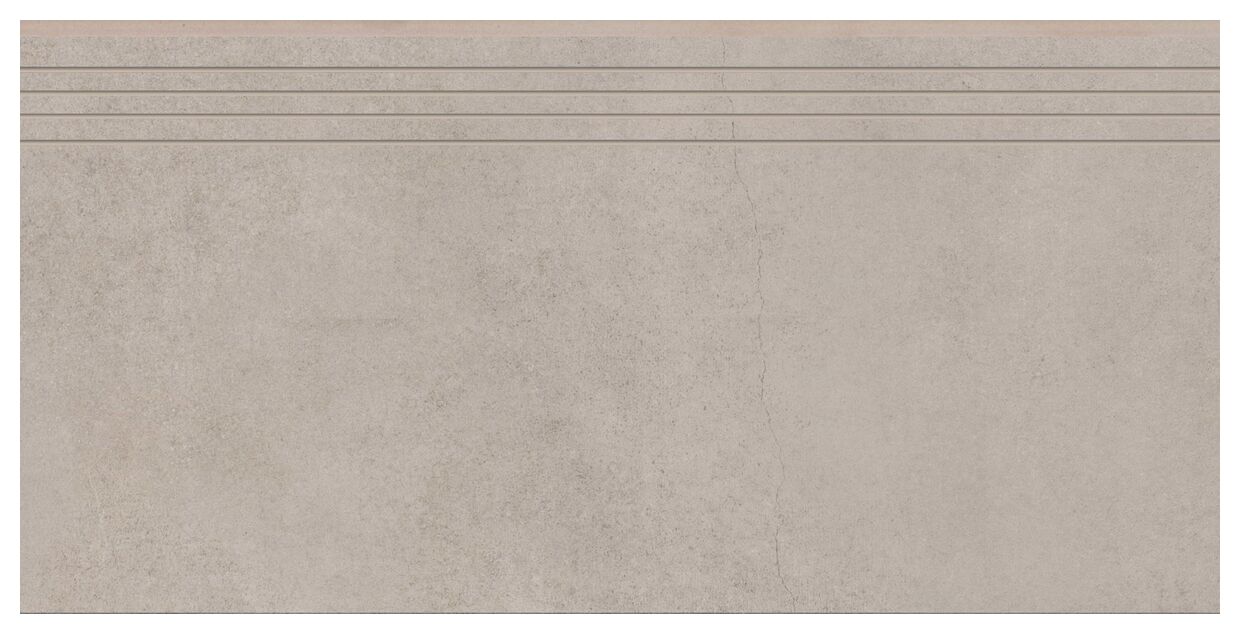 cerrad concrete beige stopnica rektyfikowana 29.7x59.7 - zdjęcie główne