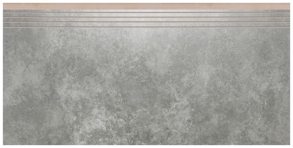 cerrad apenino antracyt stopnica lappato rektyfikowana 29.7x59.7 - zdjęcie główne