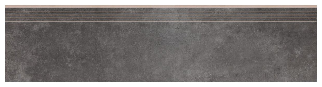 cerrad tassero grafit stopnica rektyfikowana 29.7x119.7x0.85 - zdjęcie główne