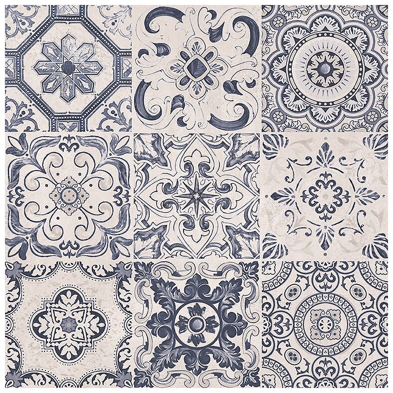 cersanit primero patchwork blue gres lappato rektyfikowany 59.8x59.8 - zdjęcie nr: 2