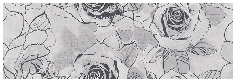 cersanit snowdrops flower dekor 20x60 - zdjęcie główne