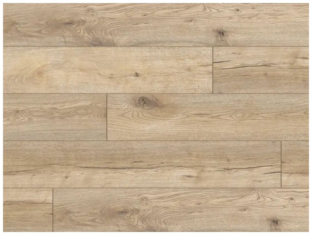 Espire Dab brązowy 56876 panel podłogowy w odcieniu jasnobrazowym z imitacja slojow i sekow