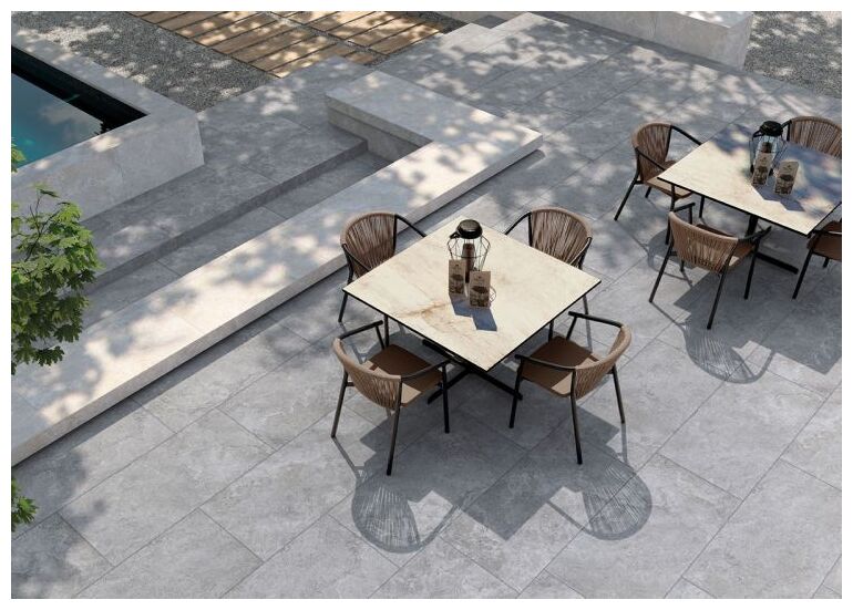 cotto tuscania dolomia stone grey płytka tarasowa gres rektyfikowany 60x90x2 
