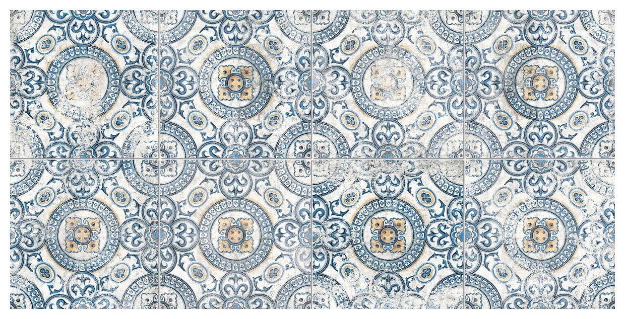 cotto tuscania fruhling dekore geometrisch płytka tarasowa gres rektyfikowany 61x61x2 - zdjęcie nr: 3
