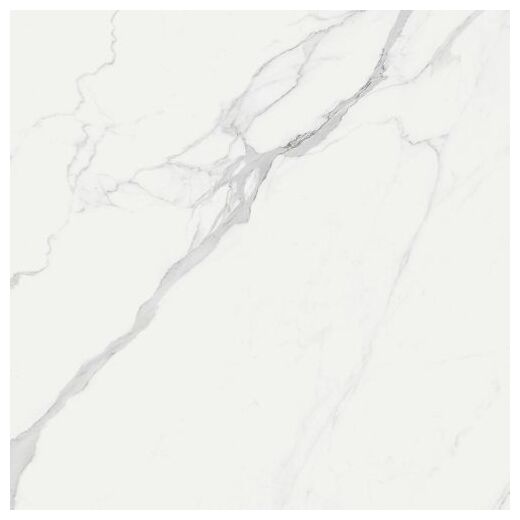 White Marble Calacatta ORO gres rektyfikowany 61x61 o jasnym tle z szaro-beżowymi żyłkami - zdjęcie nr: 2
