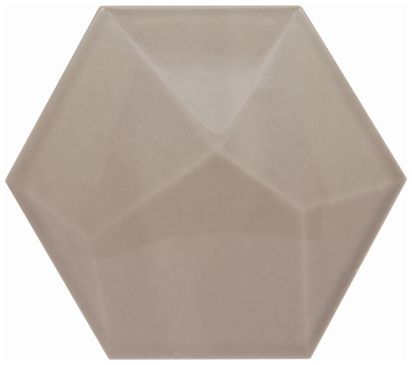 decus hexagono piramidal nude brillo płytka ścienna 15x17 - zdjęcie główne