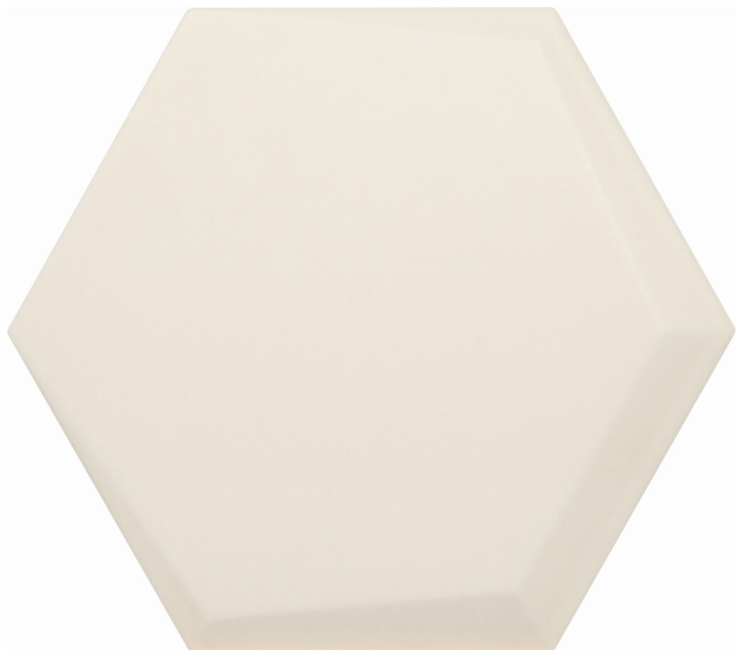 decus hexagono cuna crema mate płytka ścienna 15x17 - zdjęcie główne