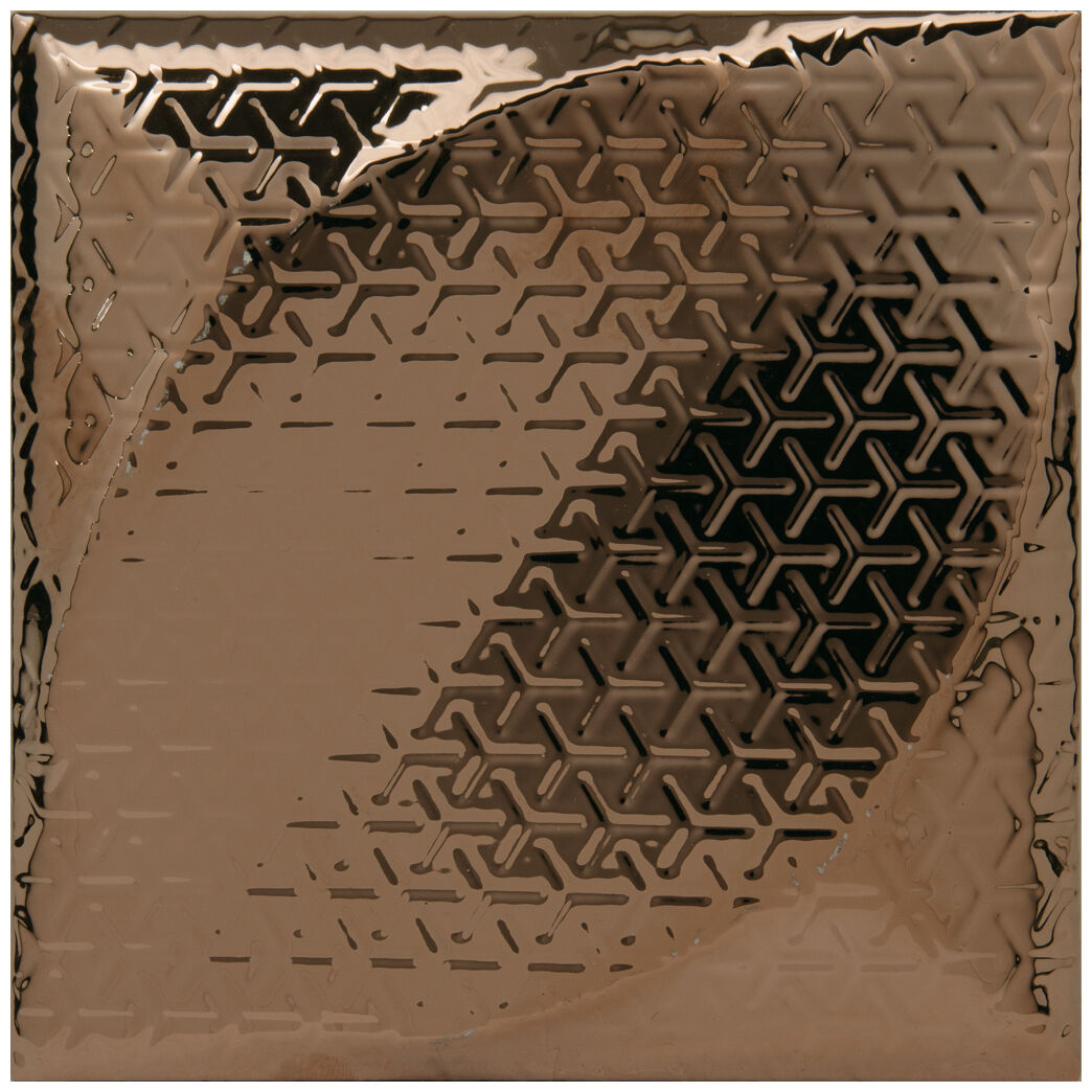 decus hoja bronce dekor 15x15 - zdjęcie główne