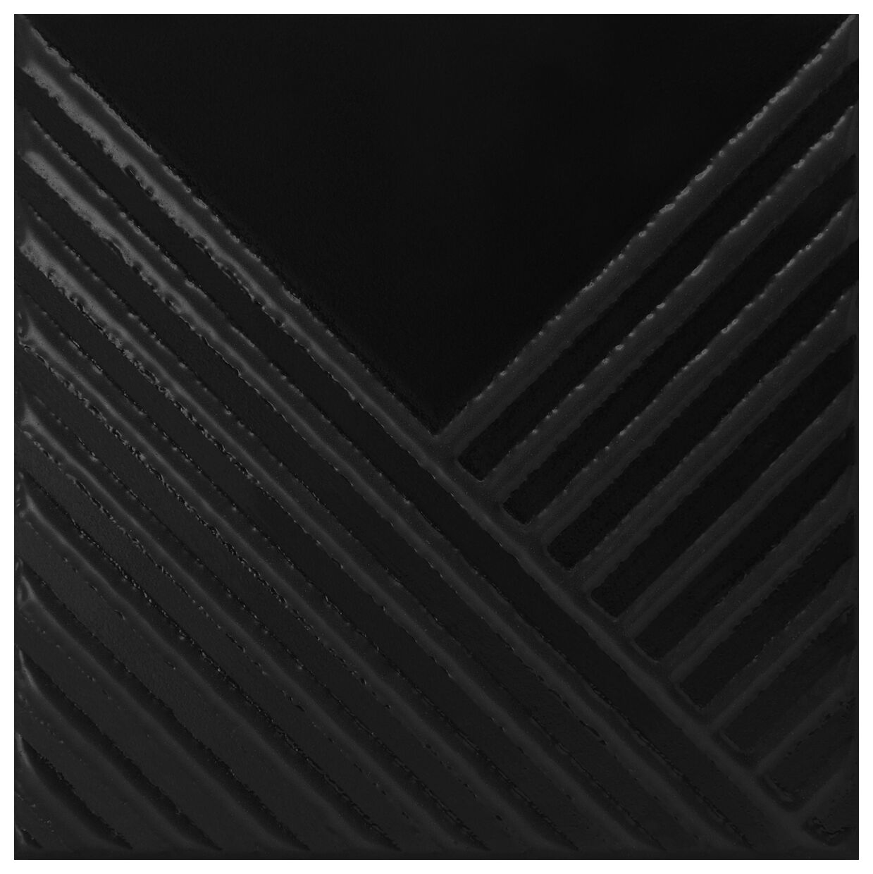 decus lines black mate płytka ścienna 15x15 - zdjęcie główne