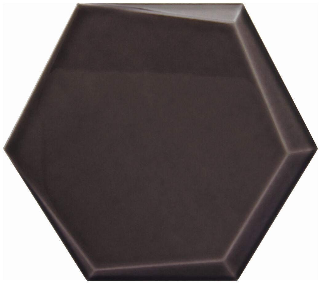 decus hexagono cuna grafito brillo płytka ścienna 15x17 - zdjęcie główne