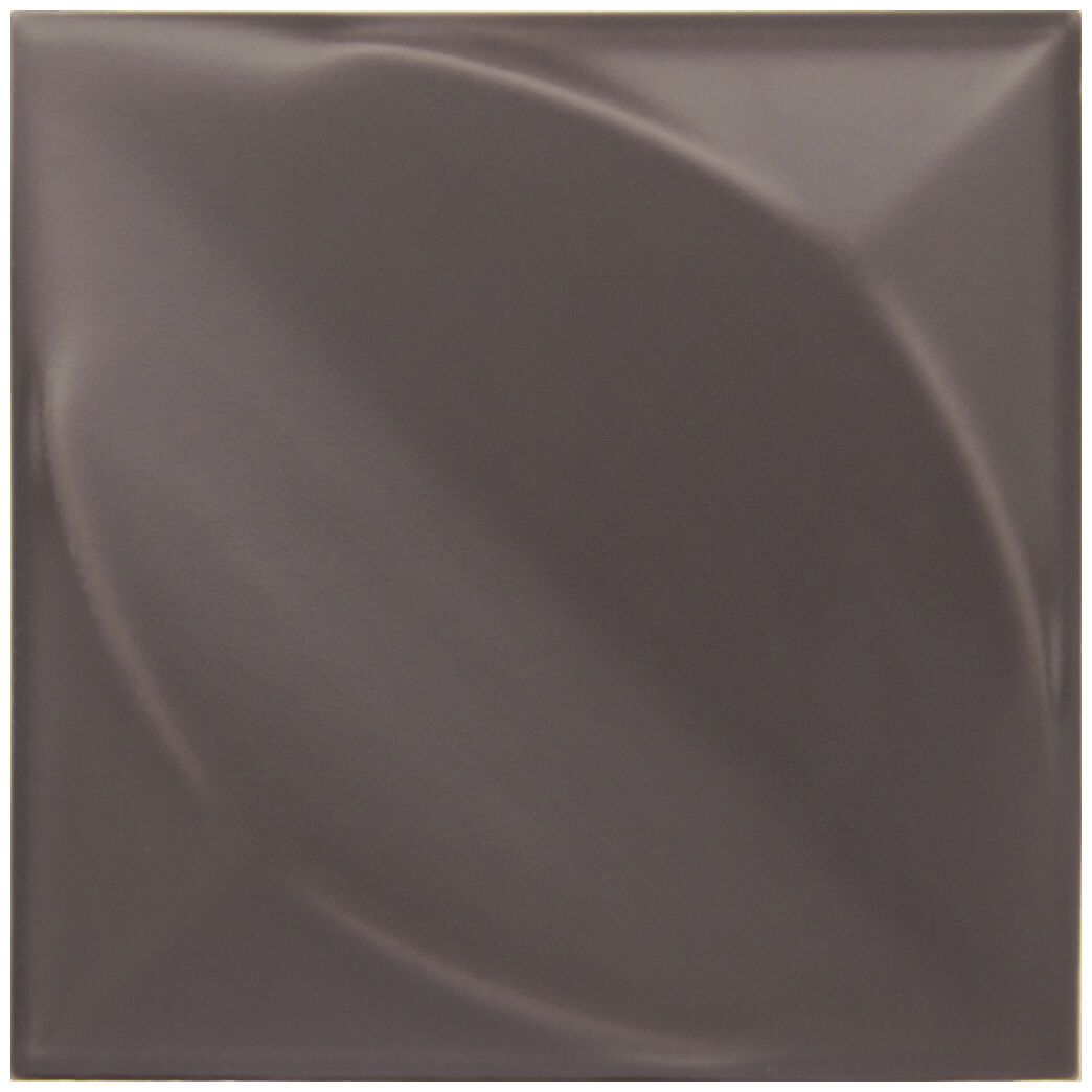 decus hoja grafito mate płytka ścienna 15x15 - zdjęcie główne