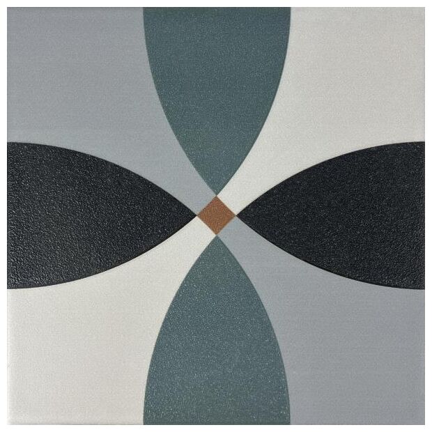 Decus Sixties Star gres 20x20 - gres hiszpański w stylu retro podłogowy