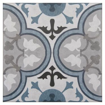 decus vintage azul 07 gres mat 20x20 - zdjęcie główne