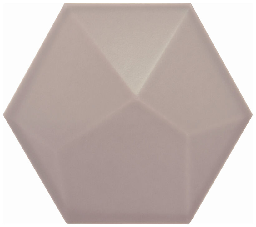 decus hexagono piramidal nude mate płytka ścienna 15x17 - zdjęcie główne