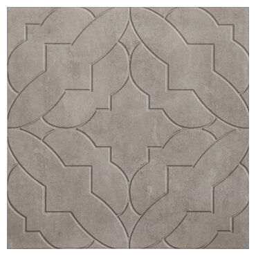 Jasnoszary gres Vintage Greige Relieve 20x20 z matową powierzchnią i subtelnymi reliefami