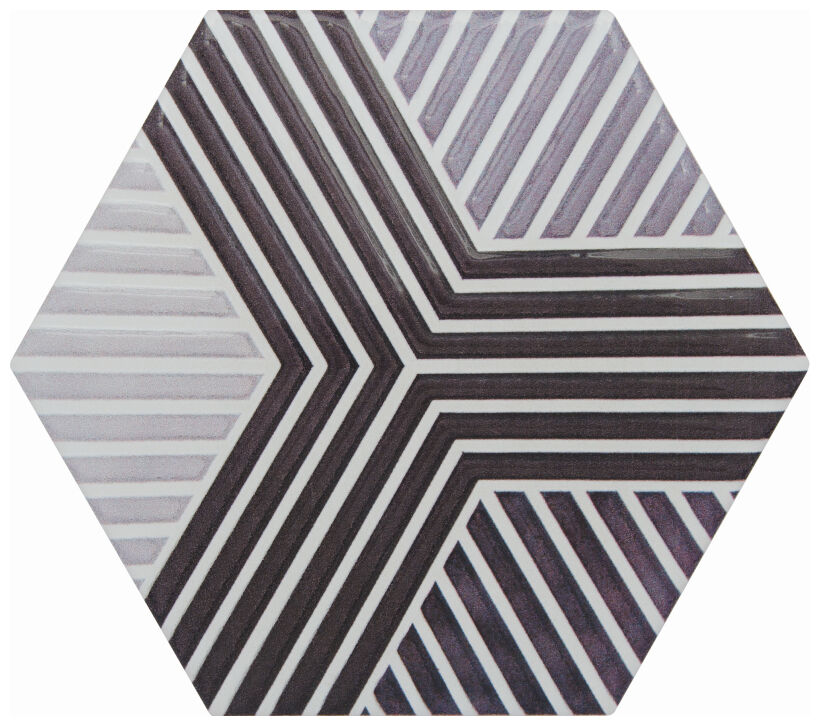 decus hexagono piramidal blanco geometric dekor 15x17 - zdjęcie główne