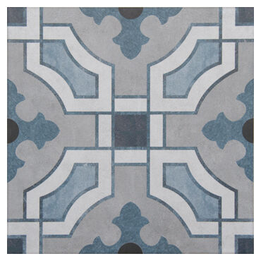 decus vintage azul 10 gres mat 20x20 