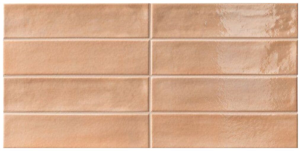 Delconca Ghiaccioli GH6 Pesca Brick płytka ścienna 6x25 - włoska płytka cegiełka